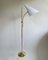 Swedish Brass Adjustable Witches Hat Floor Lamp, 1950s 19