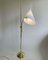 Swedish Brass Adjustable Witches Hat Floor Lamp, 1950s 8