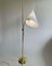 Swedish Brass Adjustable Witches Hat Floor Lamp, 1950s, Image 8