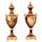 Louis XVI Style Porcelain Floor Vases with Gilt Bronze, France, 1920s, Set of 2, Image 4