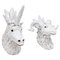 Animal Sculpture Wall Lights by Yves Bosquet, Set of 2 1