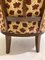 Art Deco Wood and Fabric Armchair, Image 12