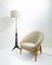 Mid-Century Modern Wrought Iron Tripod Floor Lamp, Image 2