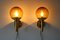 Lampada da parete in ottone di Sven Mejlstrøm per Mejlstrøm Belysning, anni '60, Immagine 4