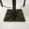 Italian Brutalist Geometric Brass and Colored Glass Table Lamp, 1950s 17