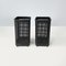Italian Modern Square Black Metal and Plastic Baskets from Neolt, 1980s, Set of 2, Image 3