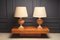 Double Patina Resin Lamps, Set of 2 1