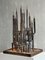 Large Brutalist Candle Pricket Sculpture 9