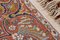 Handgewebter Medaillon-Teppich mit Blumen 10