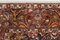Handgewebter Medaillon-Teppich mit Blumen 11