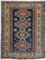 Handgewebter orientalischer Teppich mit vogelähnlichen Figuren 1