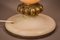 Vintage Lampe aus Alabaster und Bronze 8