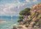 Tubau, Paesaggio di barche a vela, Olio su tavola, Immagine 2