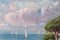 Tubau, Sailing Boats Landscape, Oil on Board 5