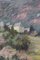 Vicente Gomez Fuste, Villaggio e montagne post impressionisti, Olio su tela, Immagine 5