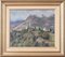 Vicente Gomez Fuste, Villaggio e montagne post impressionisti, Olio su tela, Immagine 1