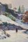 Artiste Impressionniste, Paysage De Neige, Peinture Sur Papier 4