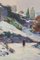 Impressionist Artist, Snowscape, Painting on Paper 4