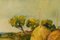 Post Impressionist Artist, Landscape with Haystacks, Oil Painting, Image 5