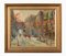 Impressionistischer Künstler, Herbstliches Stadtbild, Öl auf Leinwand 1