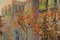 Artiste Impressionniste, Paysage Urbain D'Automne, Huile Sur Toile 6