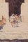 Escena árabe, Acuarela sobre papel, siglo XX, Imagen 4