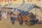 Scena di mercato autunnale, anni '90, Olio su tela, Immagine 6