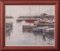 Post-Impressionist Artist, Harbour with Fishing Boats, Oil Painting, Image 1