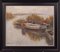 Post- Impressionist Artist, Lake Scene with Boats, Oil Painting, Image 1