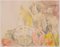 After James Ensor, Symbolist Figures, 1960s, Watercolour 2