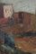 Artista posimpresionista, paisaje de aldea, óleo sobre tabla, Imagen 6