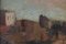 Artista posimpresionista, paisaje de aldea, óleo sobre tabla, Imagen 4