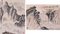 Chinese Landscapes, Watercolours, Set of 2 1