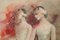 Montserrat Barta, Three Ballerinas, 20th Century, Watercolor 3