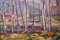 Artista posimpresionista, paisaje, óleo sobre tabla, Imagen 5