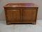 Vintage Oak Bench with Cabinet, 1920s, Image 1