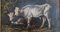 Escena rural, década de 1890, óleo sobre lienzo, enmarcado, Imagen 4