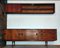 Teak Toto Sideboard / Chest of Drawers & Hanging Cabinet from Fristho, 1960s, Set of 2 2