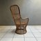 Fauteuil Vintage en Osier, Italie, 1950s 4