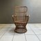 Fauteuil Vintage en Osier, Italie, 1950s 2