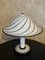 Lámpara de mesa de cristal de Murano, años 50, Imagen 9