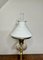 Antique Victorian Brass and Cut Glass Oil Table Lamp, 1860s 2