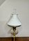 Lampe de Bureau Victorienne Antique en Laiton et Verre Taillé, 1860s 2