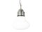 White Glass, Black Plastic & Chrome-Plated Metal Arianna Pendant in the style of Piero Brombin for Artemide, 1960s 1