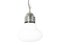 White Glass, Black Plastic & Chrome-Plated Metal Arianna Pendant in the style of Piero Brombin for Artemide, 1960s, Image 1