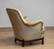 Gold Colored Velvet Upholstered Lounge Chair by Carl Malmsten, Sweden, 1940s 7