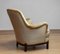 Gold Colored Velvet Upholstered Lounge Chair by Carl Malmsten, Sweden, 1940s, Image 7