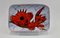 Rectangular Plates with Fish and Crustacean Motif by Monique Brunner, 1960s, Set of 12 9