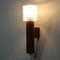 Wall Lights in Teak and Glass, Sweden, 1950s, Set of 2, Image 5