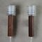 Wall Lights in Teak and Glass, Sweden, 1950s, Set of 2 2